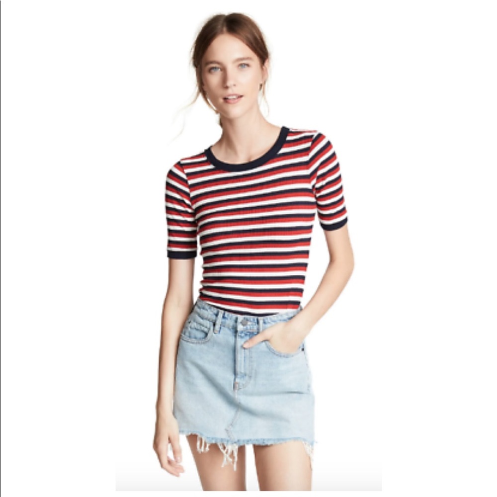 Current / Elliott Striped T Shirt